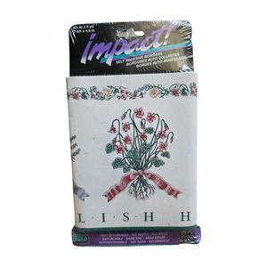 Impact Self-Adhesive Wall Border Floral Garden Decor 6 3/4" x 5 Yds NEW SEALED